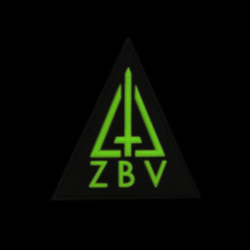 Nášivka MILITARY POLICE ZBV TRIANGLE plast GLOW IN THE DARK