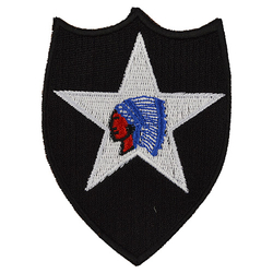 Nášivka 2ND INFANTRY DIVISION malá - BAREVNÁ