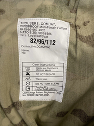 Kalhoty multicam mírně použité vel. cca 190/100