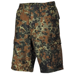 Kraťasy US střih BDU boční kapsy FLECKTARN