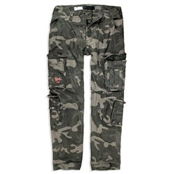 Kalhoty AIRBORNE SLIMMY BLACK CAMO