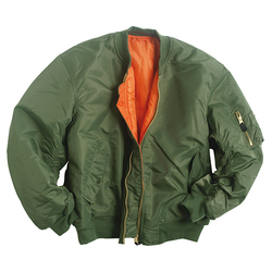 Bunda bomber MA1 BASIC ZELENÁ Bunda bomber MA1 BASIC ZELENÁ