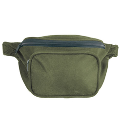 Ledvinka FANNY PACK dvě oddělení ZELENÁ