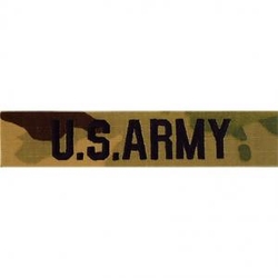Nášivka jmenovka "U.S. ARMY" VELCRO MULTICAM®