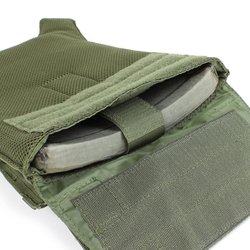 Vesta lehká GUNNER MOLLE nosič plátů ZELENÁ