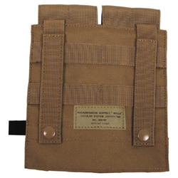 Sumka MOLLE dvojitá na zásobníky M4/M16 COYOTE BROWN