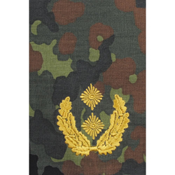 Nárameník BW GENERALMAJOR FLECKTARN / zlaté vyšití