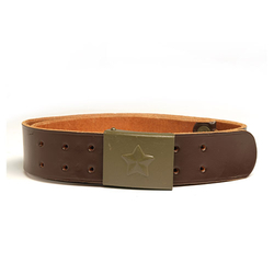 Opasek AČR kožený 45mm HNĚDÝ vel. 100 původně 350 Kč
