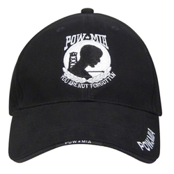 Čepice DELUXE POW/MIA baseball ČERNÁ