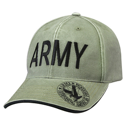 Čepice baseball VINTAGE DELUXE ARMY ZELENÁ