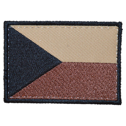 Nášivka VLAJKA ČR DESERT VELCRO (7,5x5,5cm)