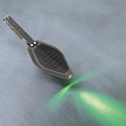 Svítilna MICRO/klíčenka černá LED ZELENÁ