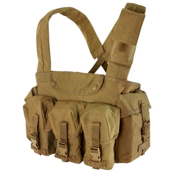 Vesta taktická CHEST RIG 7 kapes COYOTE BROWN