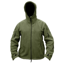 Mikina FLEECE RECON s kapucí ZELENÁ