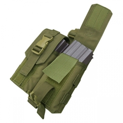Sumka na zásobníky 2xM4 stehenní DROP LEG ZELENÁ
