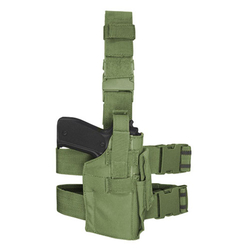 Pouzdro pistolové stehenní MOLLE ZELENÉ