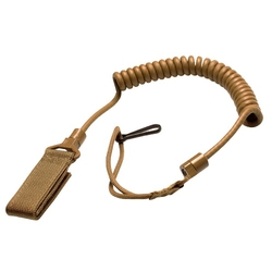 Šnůra bezpečnostní LANYARD pro pistol COYOTE BROWN