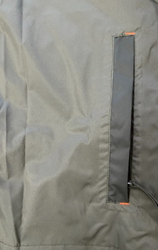 Bunda nepromokavá zelená Solognac mírně použitá pogumovaná vel XXL hrudník 120 cm