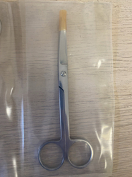Nůžky zdravotní nerez 15 cm zahnuté