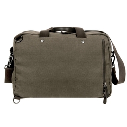 Taška/batoh víceúčelová plátěná BRIEFCASE ZELENÁ