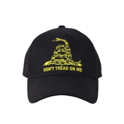 Čepice baseball DON'T TREAD ON ME ČERNÁ