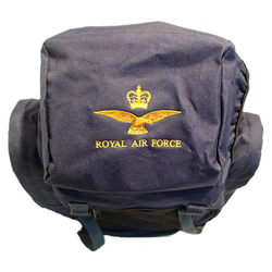 Batoh BRITSKÝ RAF medium MODRÝ použitý