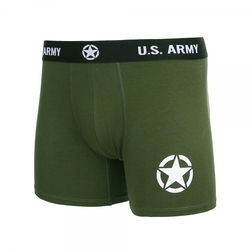 Trenýrky Boxer US Army ZELENÉ