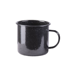 Hrnek WESTERN smaltovaný 680 ml ČERNÝ