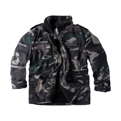 Bunda PARATROOPER Vintage zimní BLACK CAMO