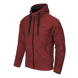 Mikina COVERT TACTICAL ČERVENÁ MELANŽ