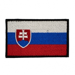 Nášivka vlajka SLOVENSKO velcro BAREVNÁ
