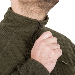 Mikina funkční fleece ALPHA TACTICAL ZELENÁ