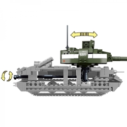 Stavebnice SOVĚTSKÝ TANK T-34/85 2v1