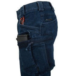 Kraťasy UTS URBAN TACTICAL® krátké 8,5" riflové DENIM MODRÉ