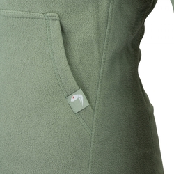 Mikina klokanka s kapucí FLEECE ZELENÁ