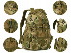 Batoh turistika, trekking 30 litů multicam
