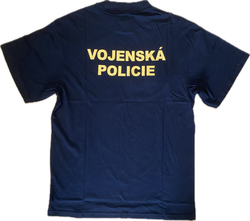 Triko kr. rukáv AČR černé vojenská policie vel.88-92 pro dekorativní účely