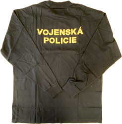 Triko AČR dl. ruk. černé vojenská policie vel.88-92 pro dekorativní účely
