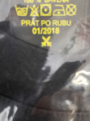 Triko AČR dl. ruk. černé vojenská policie vel.96-100 pro dekorativní účely